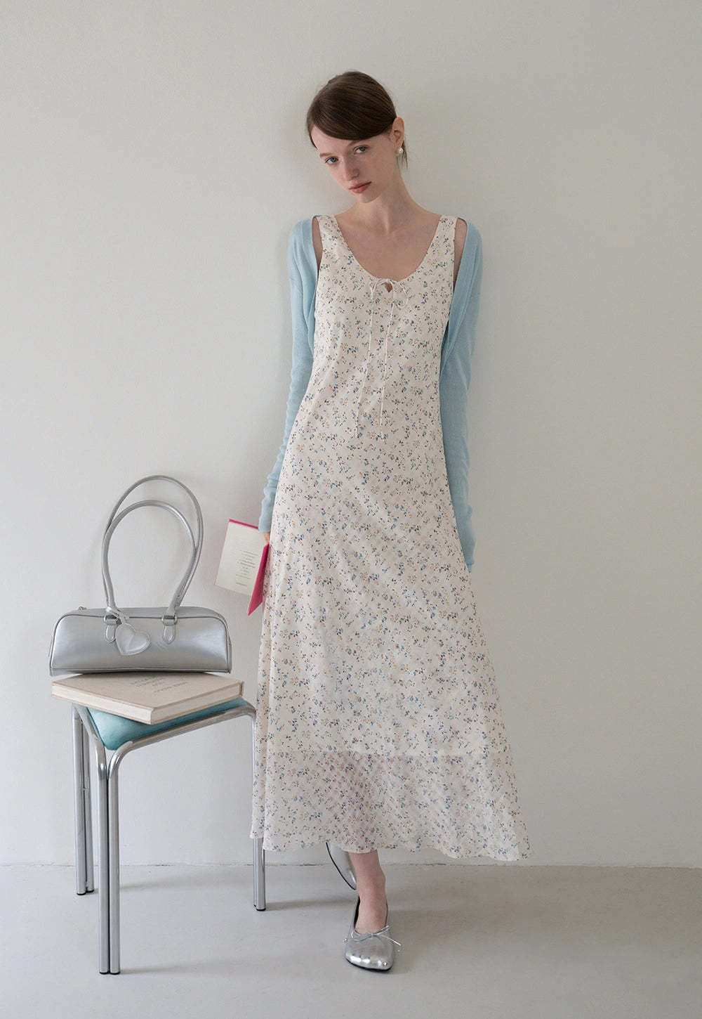 Floral Tie Strap Dress