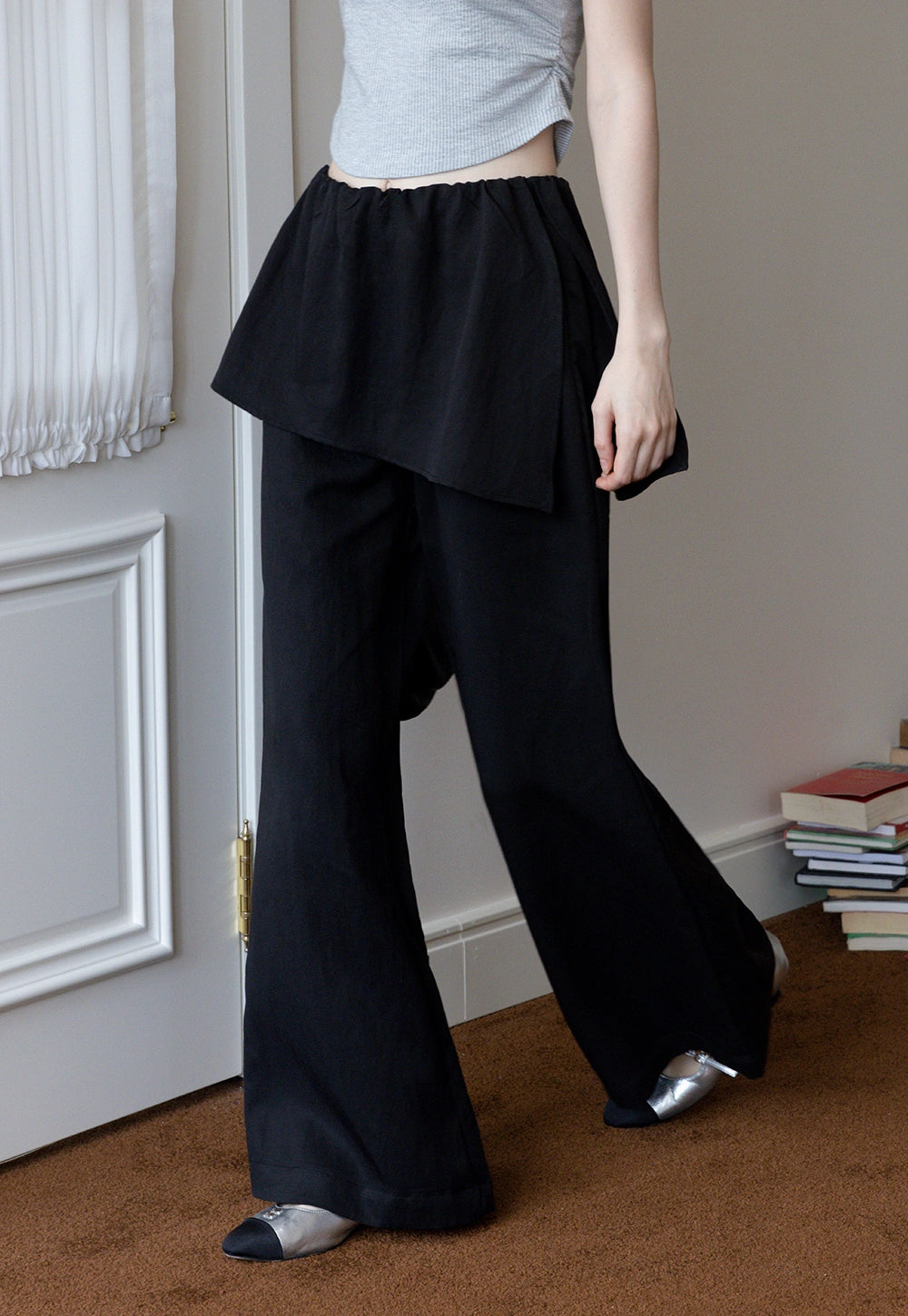 Women's Layered Flare Pants