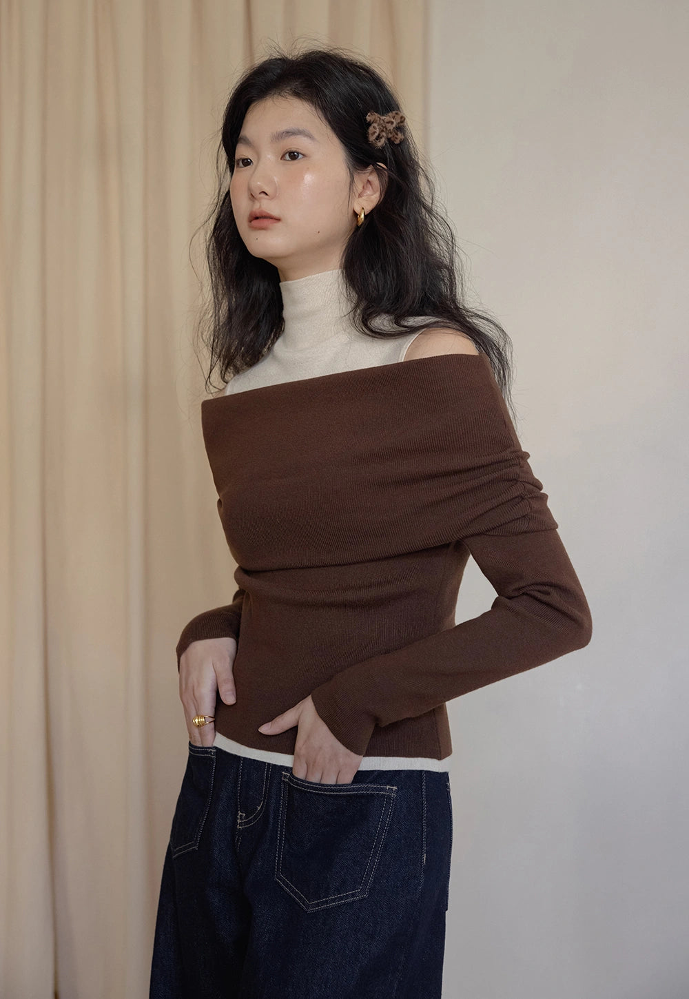 UNOF LAYERED KNIT TOPS