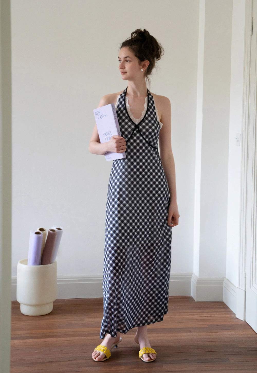 Halter Neck Midi Dress