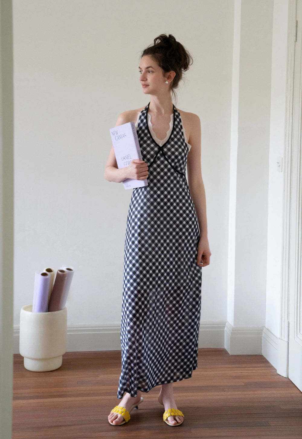Halter Neck Midi Dress