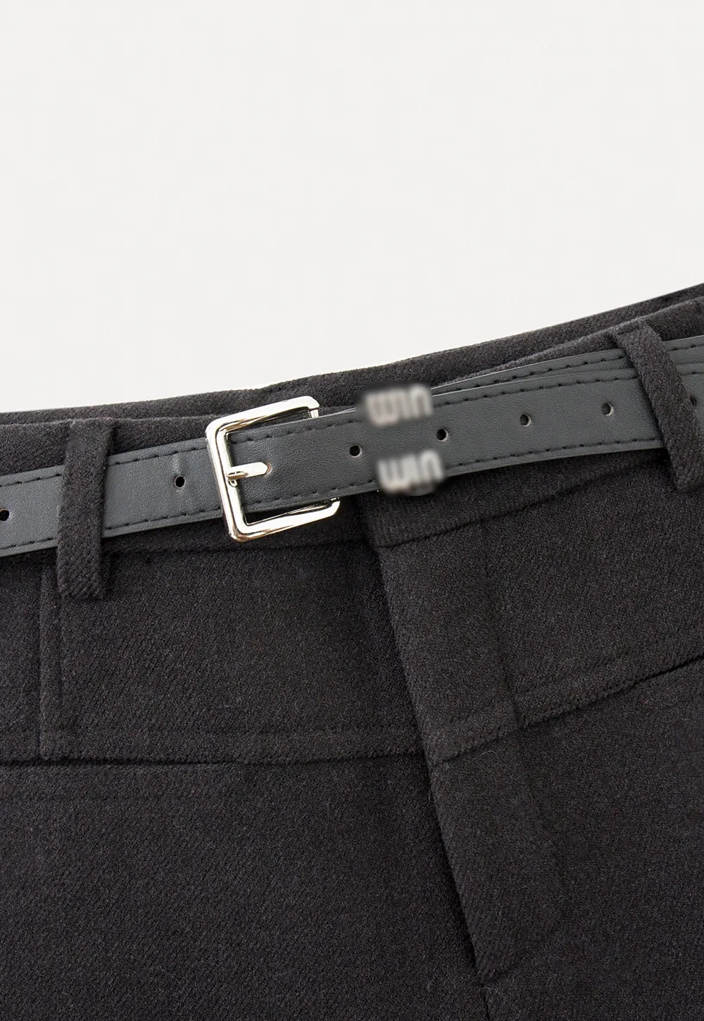 Womens High Waist Shorts with Belt