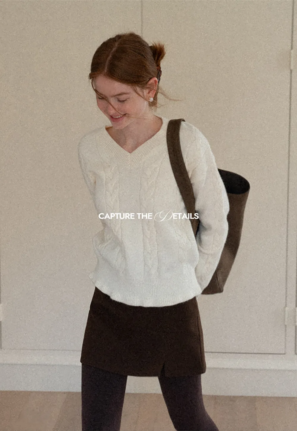 Women's Knit Sweater Round Neck Long Sleeve Casual Wear