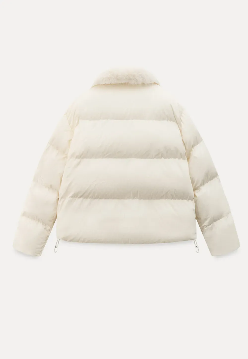 Fur Collar Puffy Short Jacket