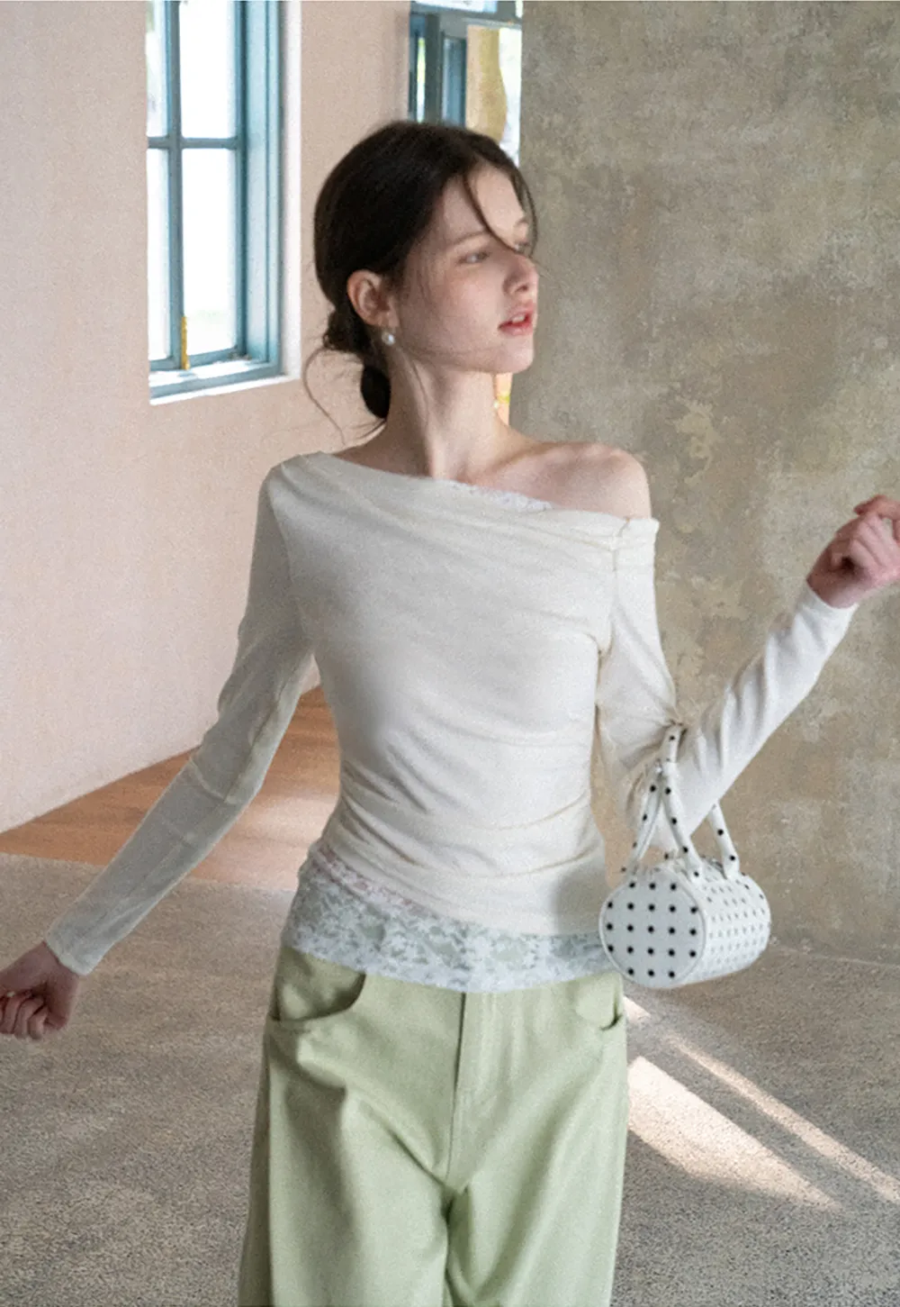 Wide Leg High Waist Casual Pants