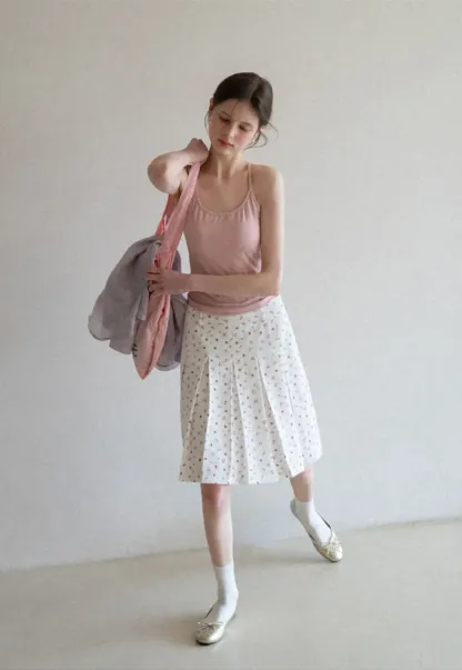 Slim Fit Tank Top with Thin Straps