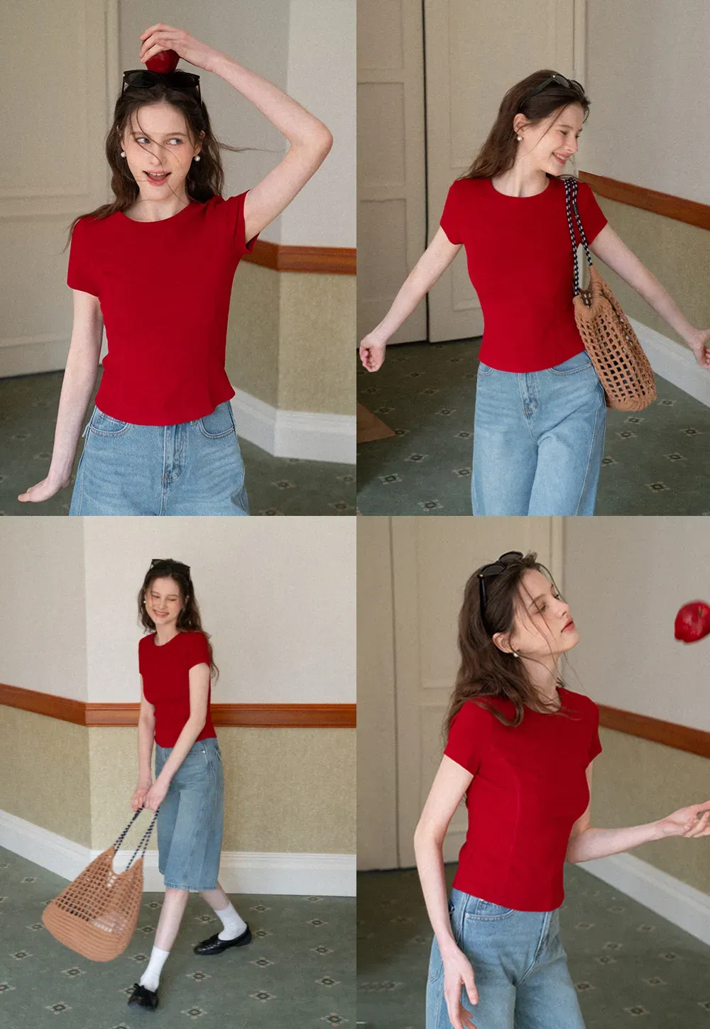 Short Sleeve Crew Neck T Shirt