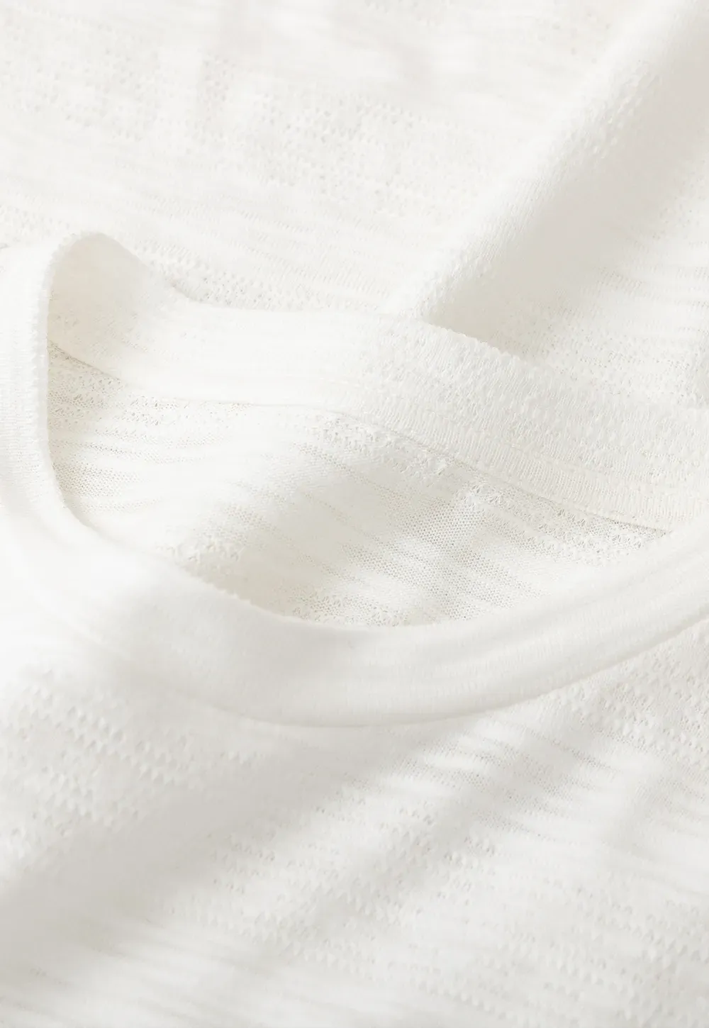 Long sleeve T shirt with starfish embroidery