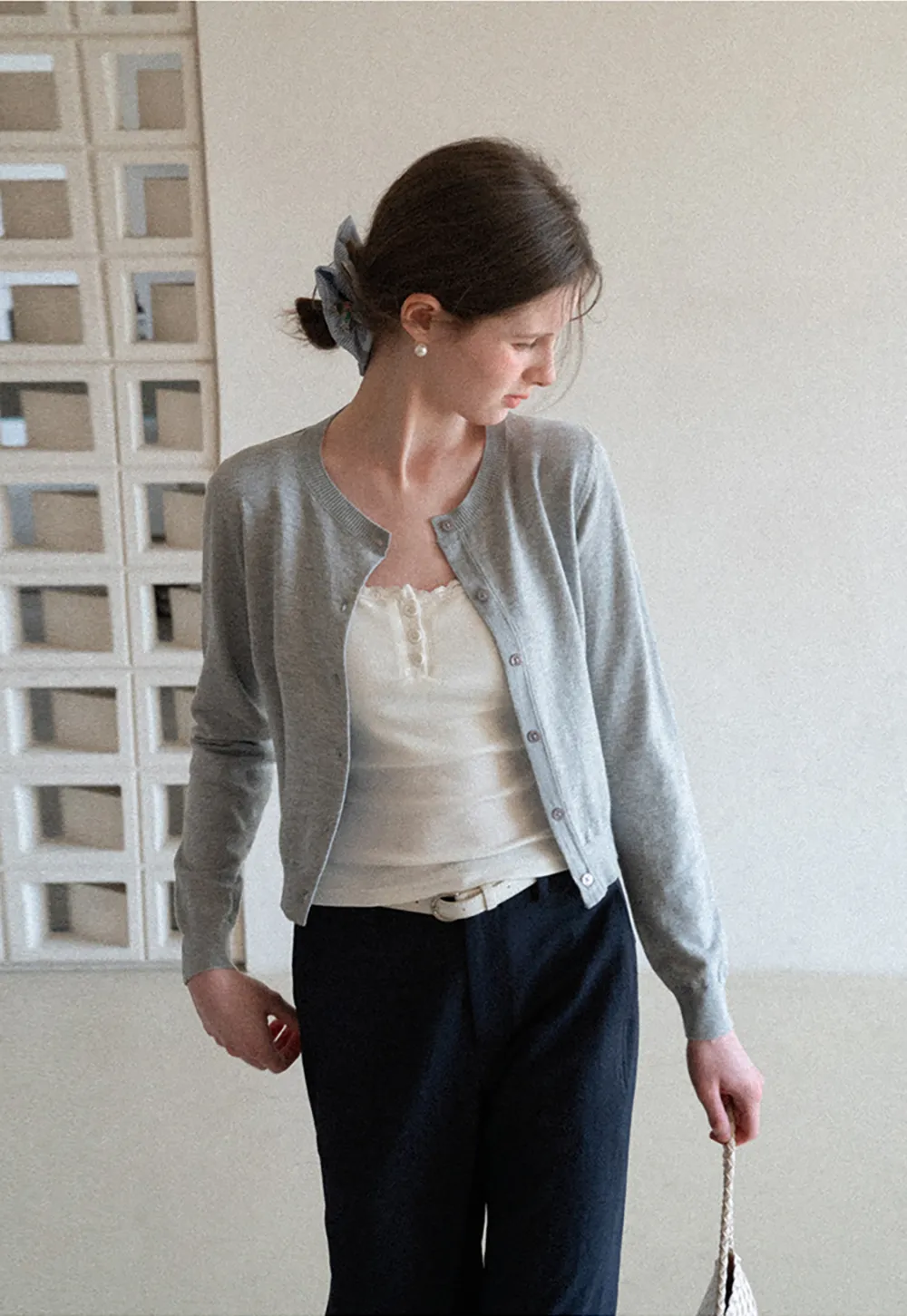 Wide Leg Casual Pants with Front Pockets