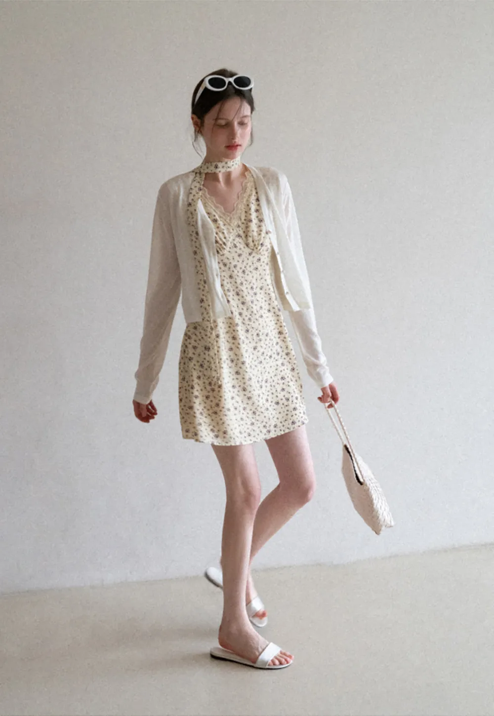 Lightweight Long Sleeve Cropped Knit Top