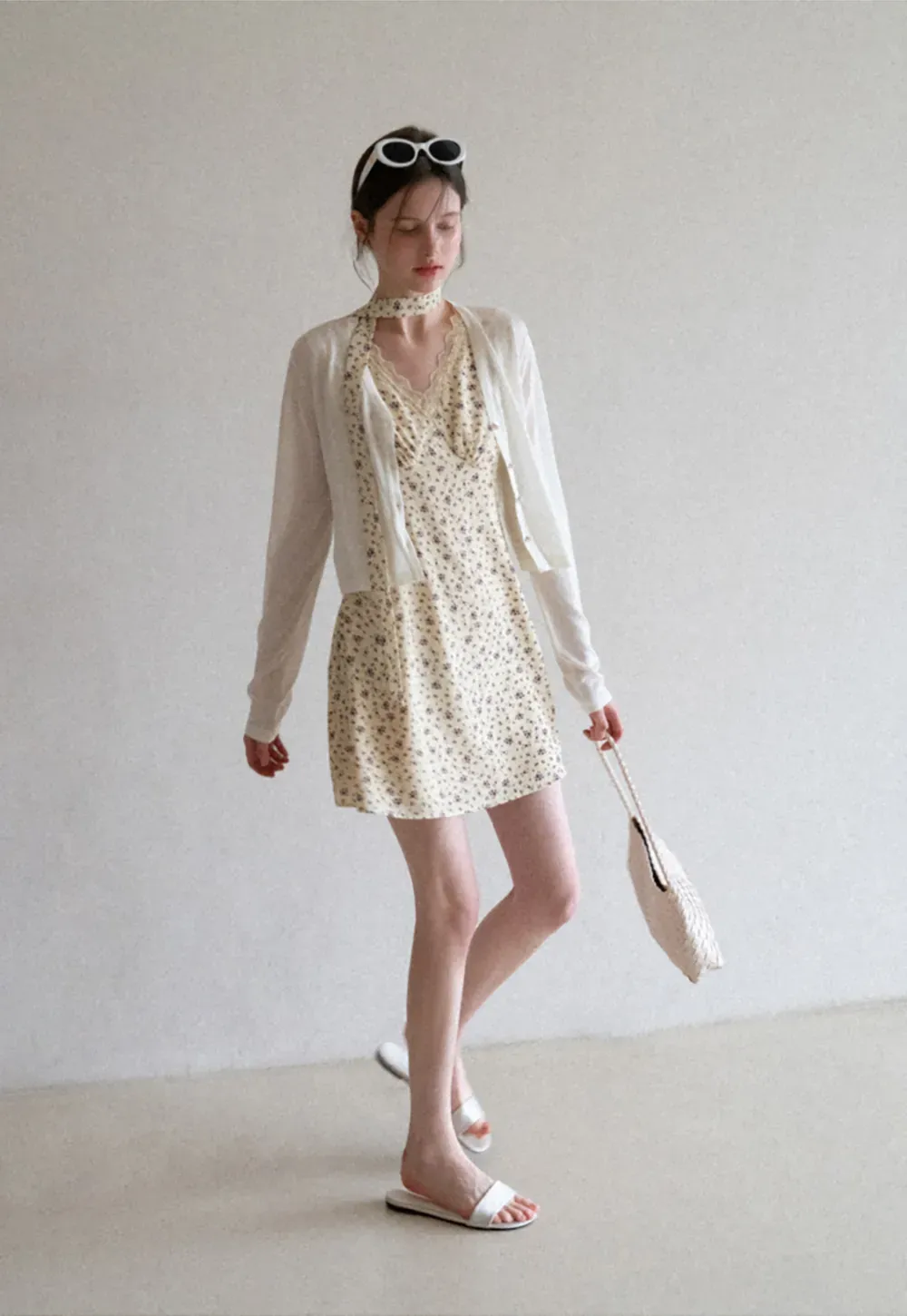 Lightweight Long Sleeve Cropped Knit Top