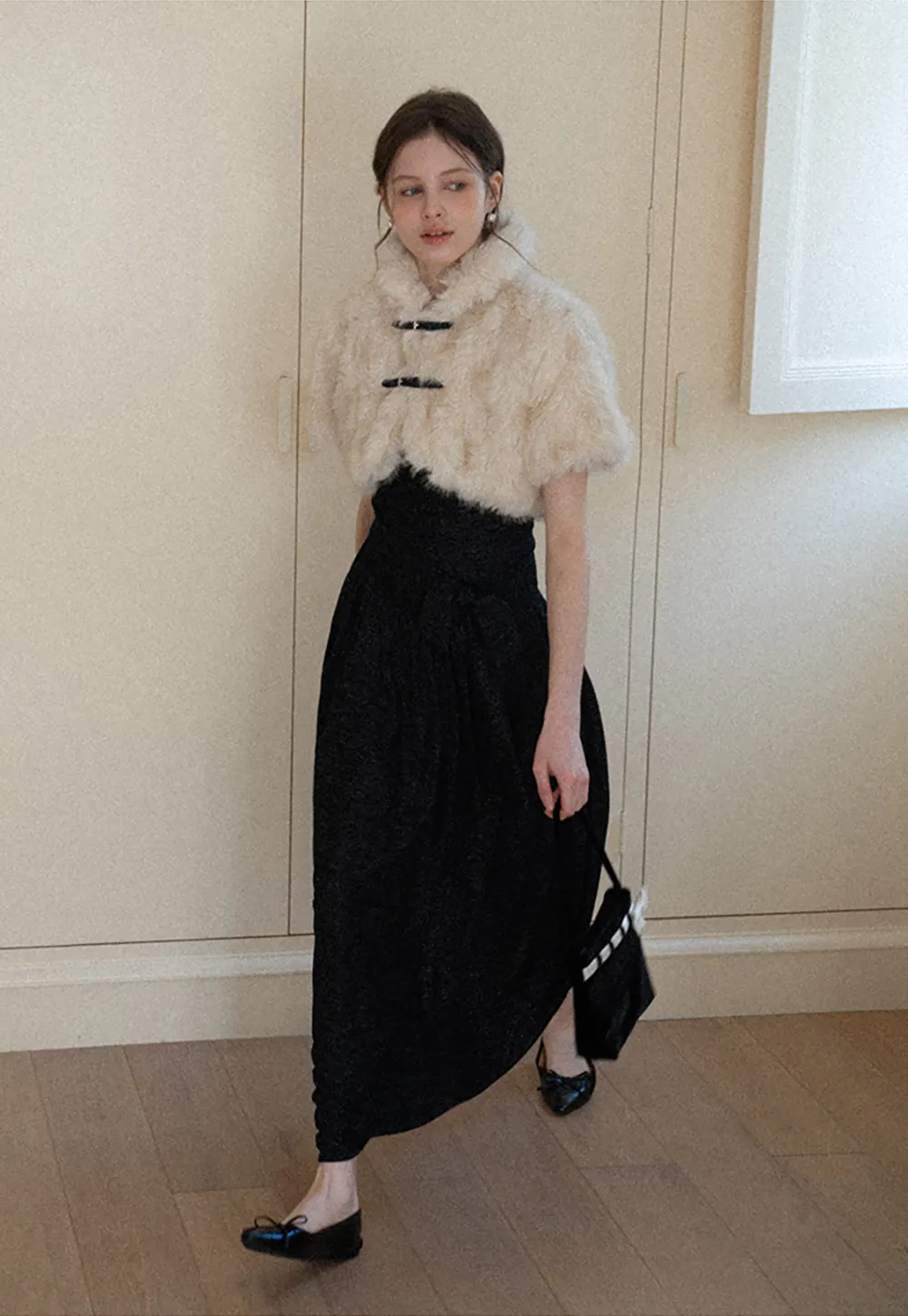 Furry Short Jacket for Warmth and Style