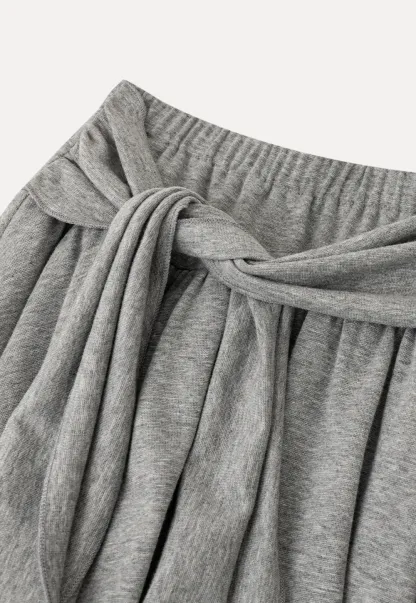 Polo collar short sleeve top with pleated skirt