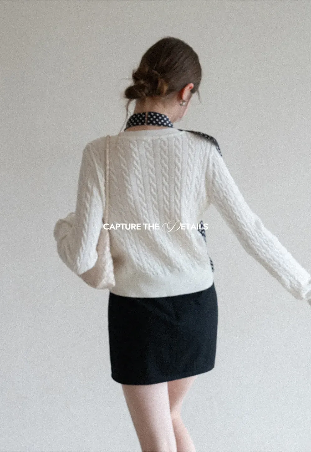 Cable Knit Long Sleeve Sweater Top