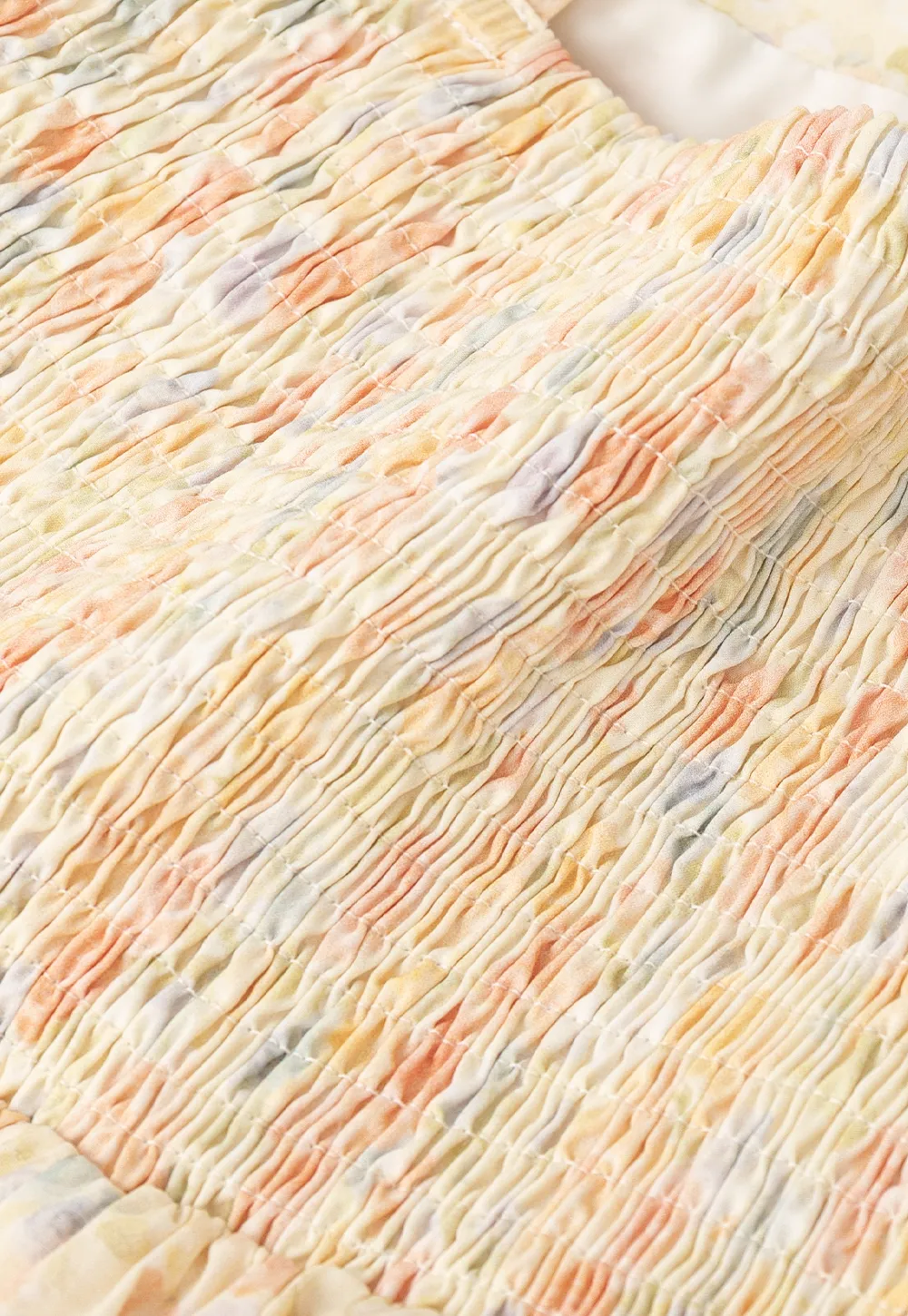 Floral Print Peplum Tank Top and Woolen Knit Sweater