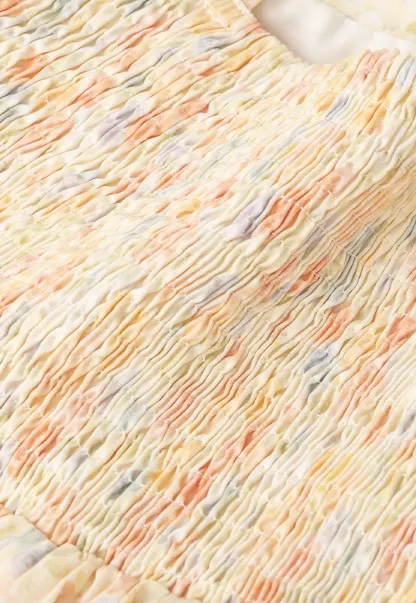 Floral Print Peplum Tank Top and Woolen Knit Sweater