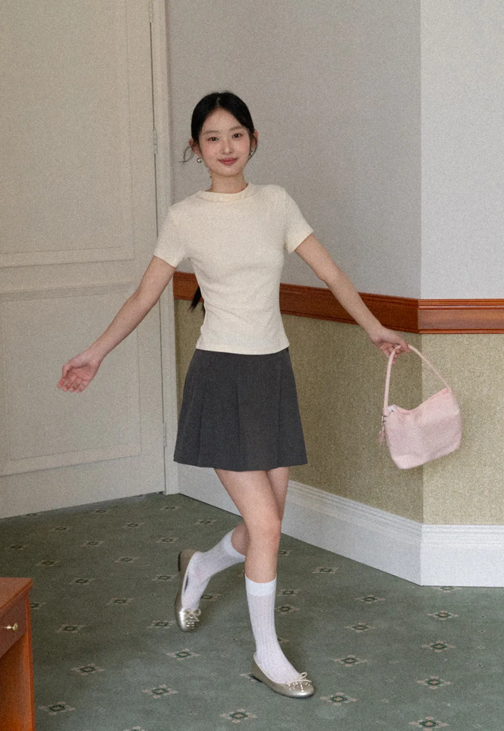 Short Sleeve Crew Neck T Shirt