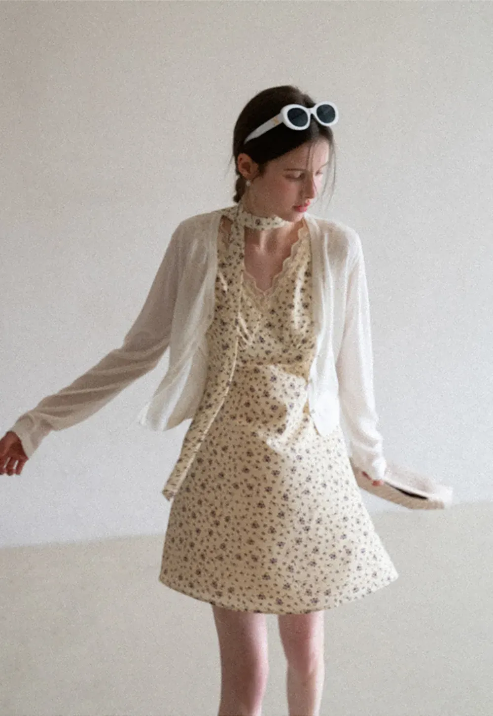 Lightweight Long Sleeve Cropped Knit Top