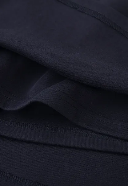 A-line mini skirt with elastic waistband