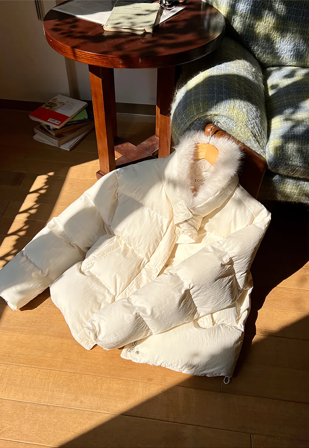 Fur Collar Puffy Short Jacket