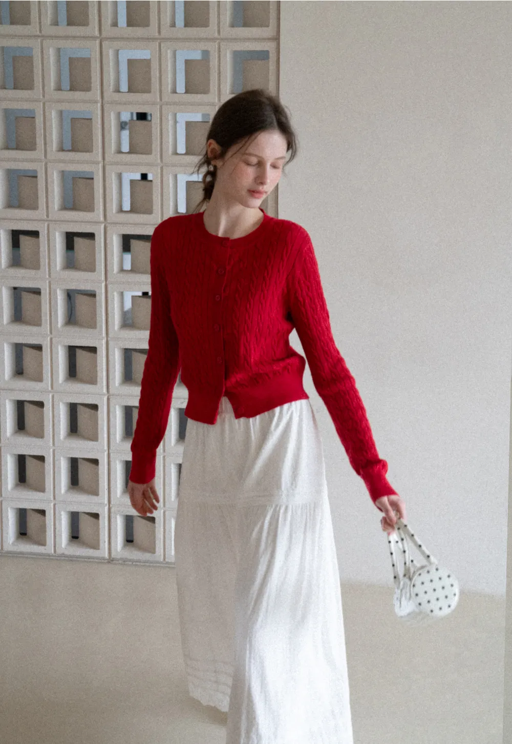 Elegant Tiered Lace Hem Skirt