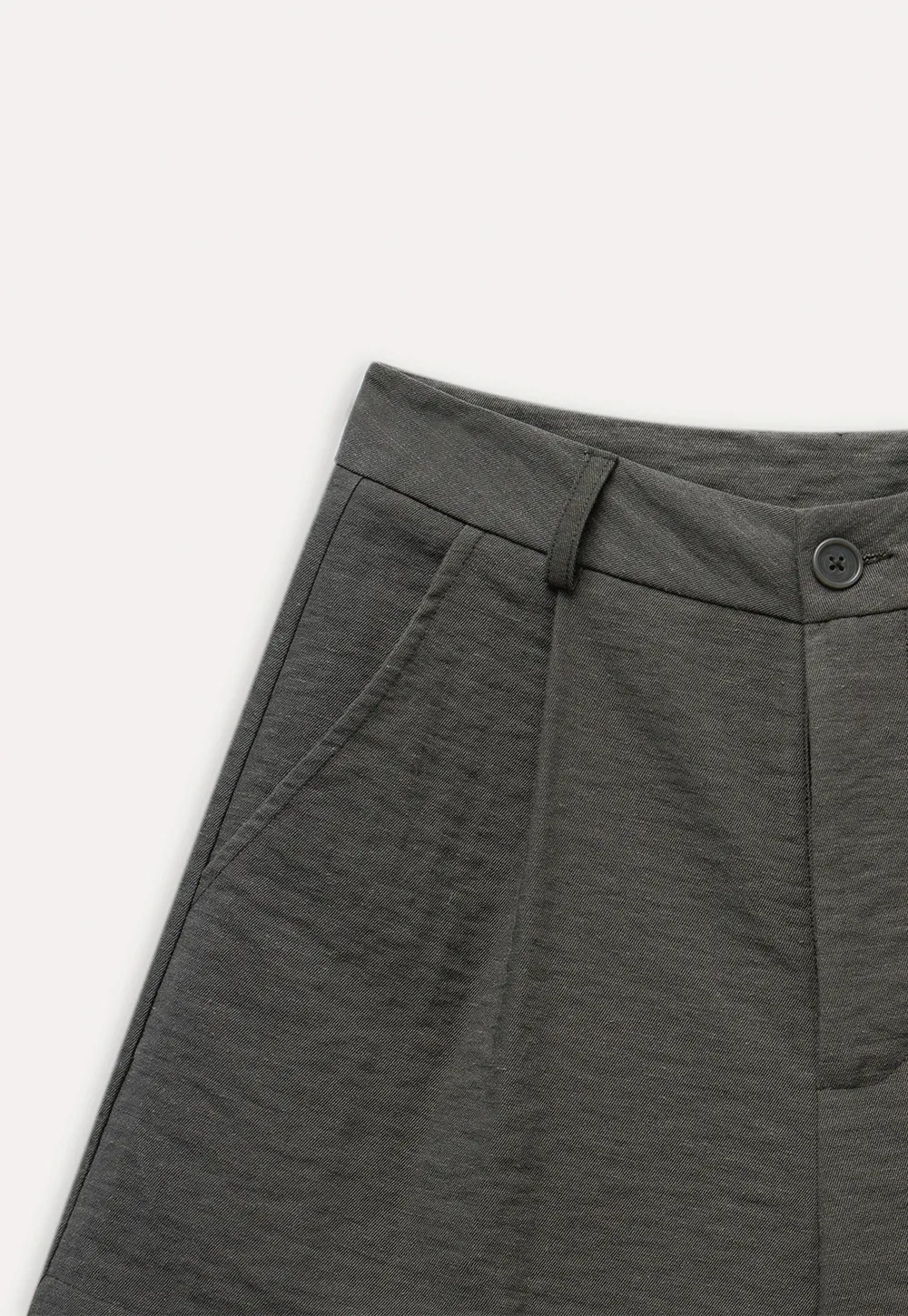 High Waisted Pleated Shorts