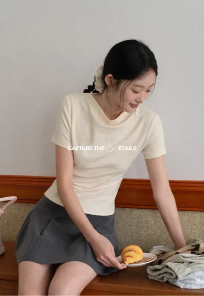 Short Sleeve Crew Neck T Shirt