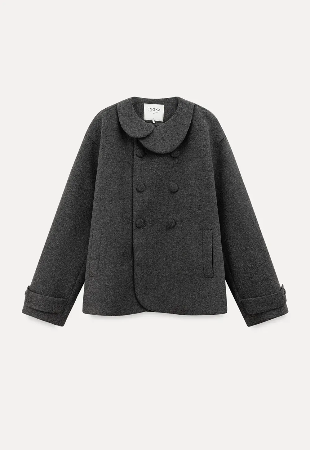 Elegant Wool Jacket for Women Simple Design Warm Coat