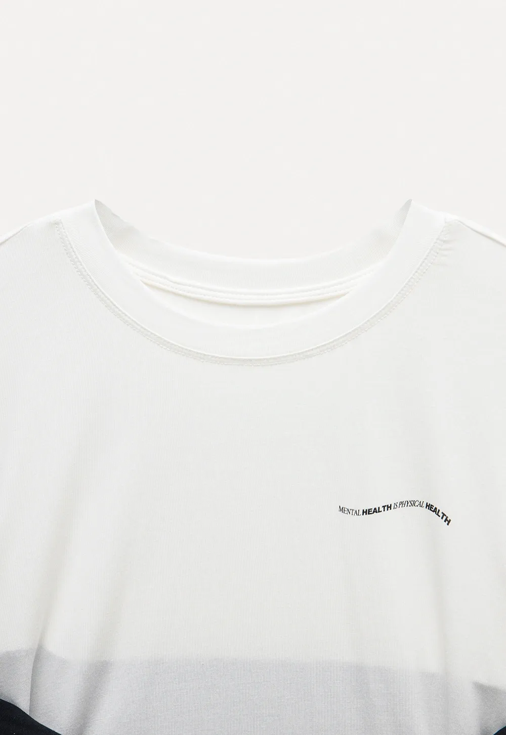 Black and White Contrast Tee