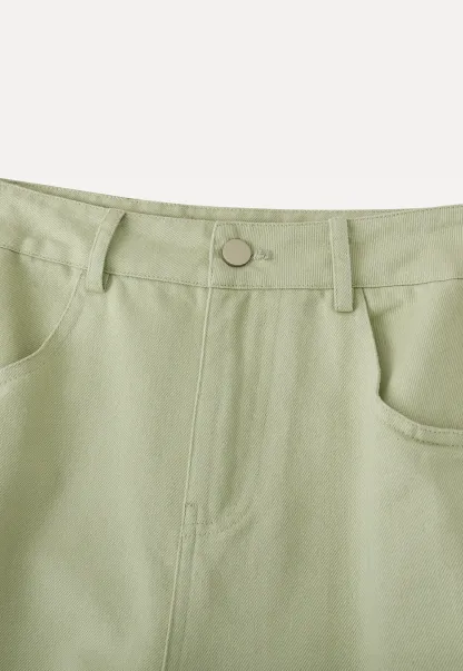 Wide Leg High Waist Casual Pants