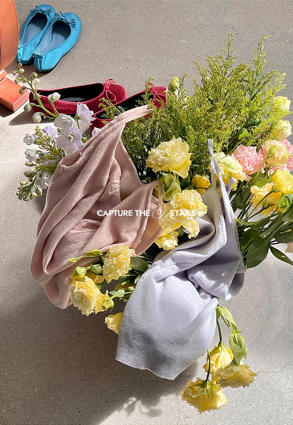 Silk-like tank top with thin straps and draped neckline