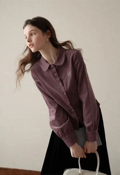 Velvet Pleated Mini Skirt