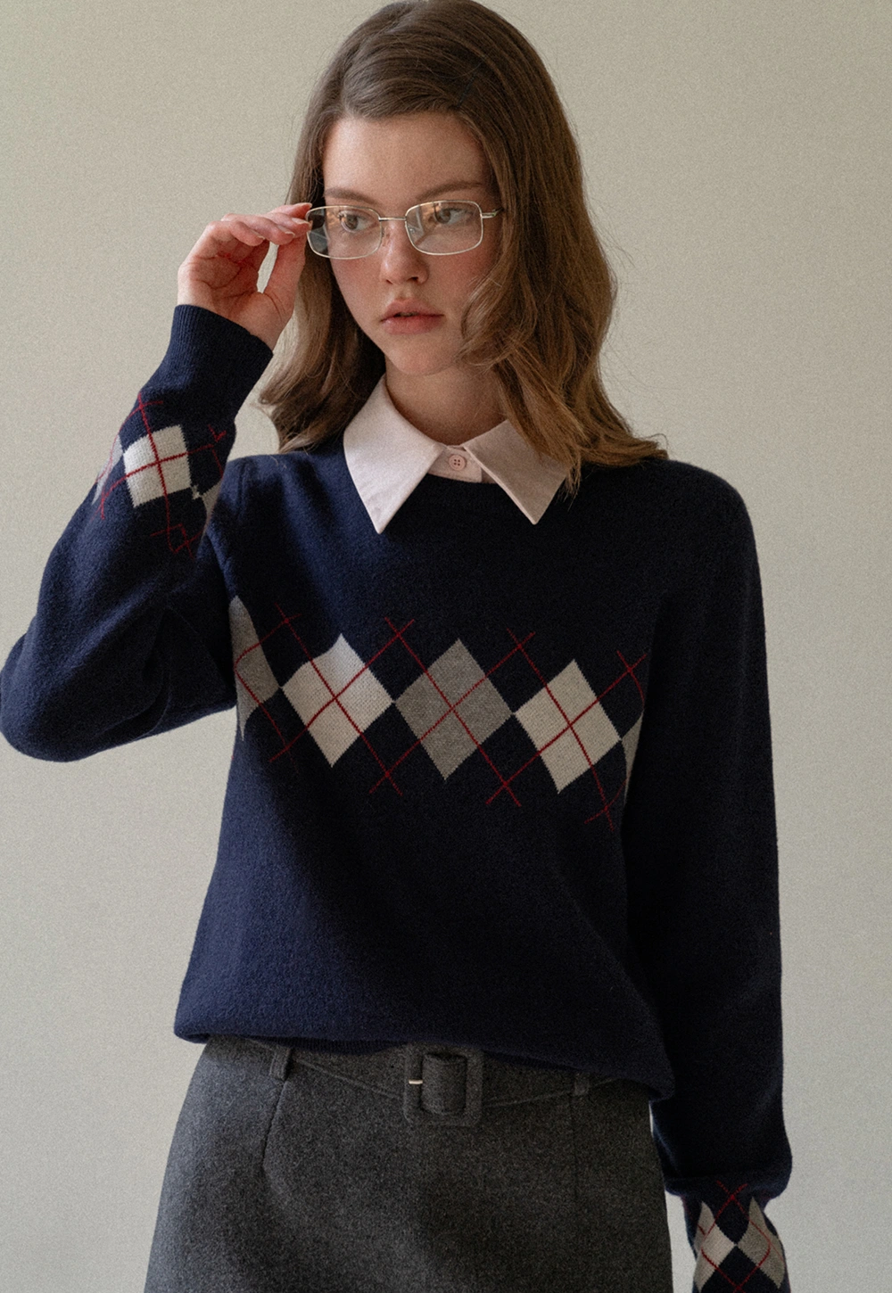 Casual Halter Short Vest with Line-Textured Collar