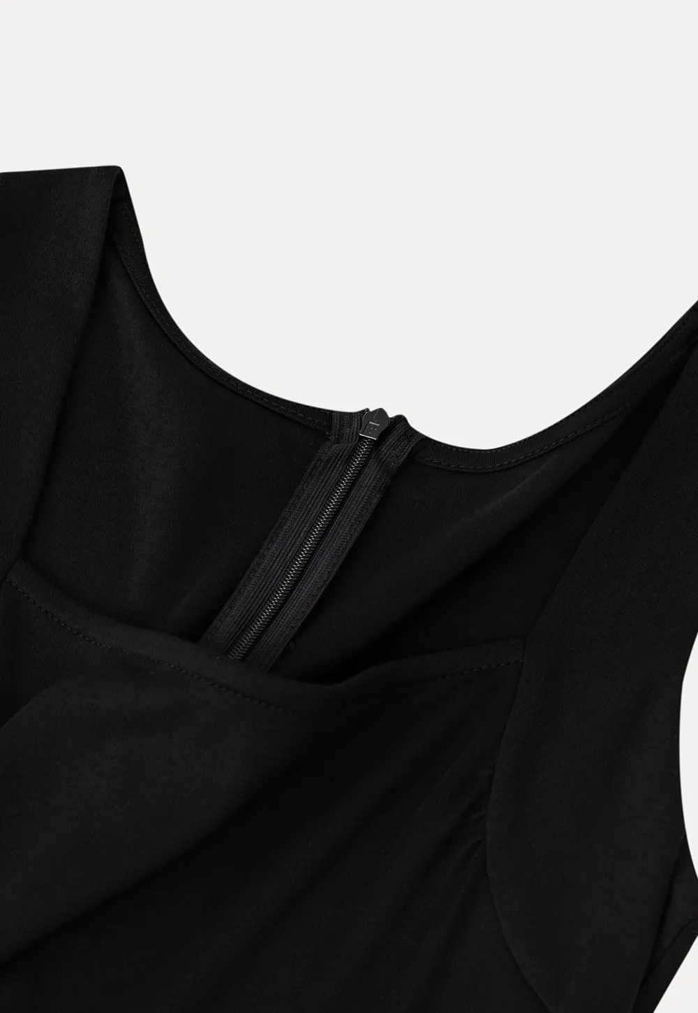 Sleeveless Square Neck Flared Mini Dress