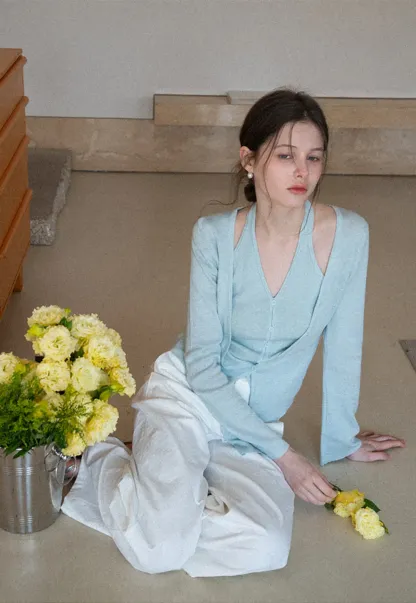 Wide Leg Casual Pants with Front Pockets