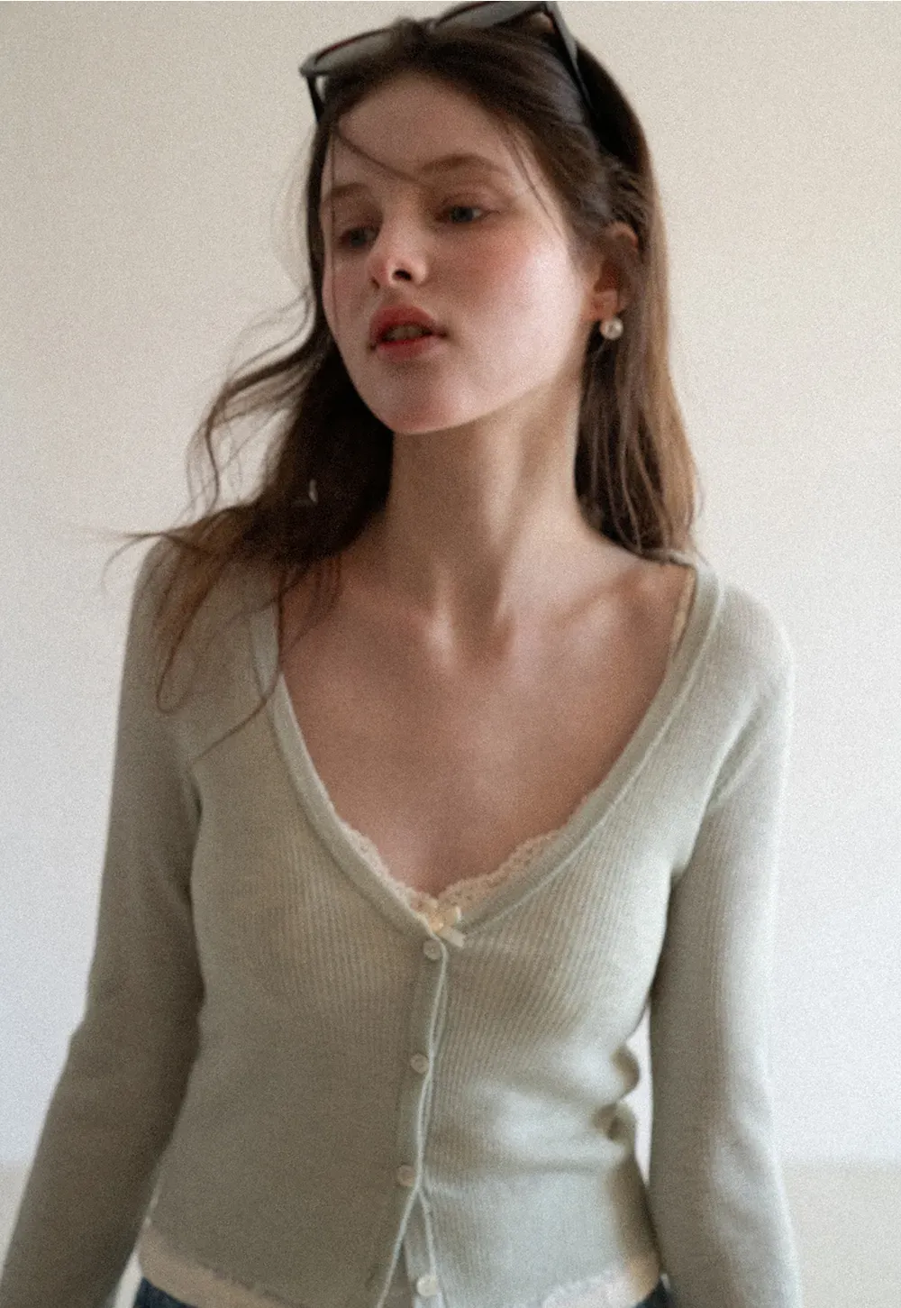 Lightweight Ribbed Knit Cardigan with Open Front