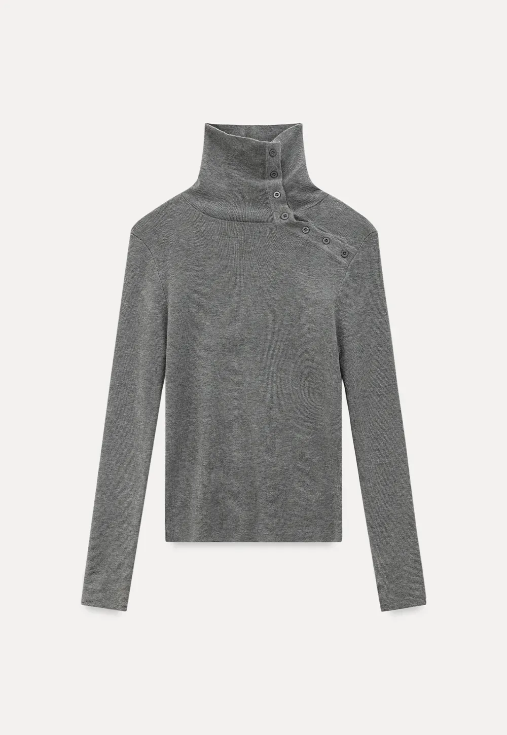 Turtleneck Sweater Long Sleeve Knitwear Women's Fitted Top