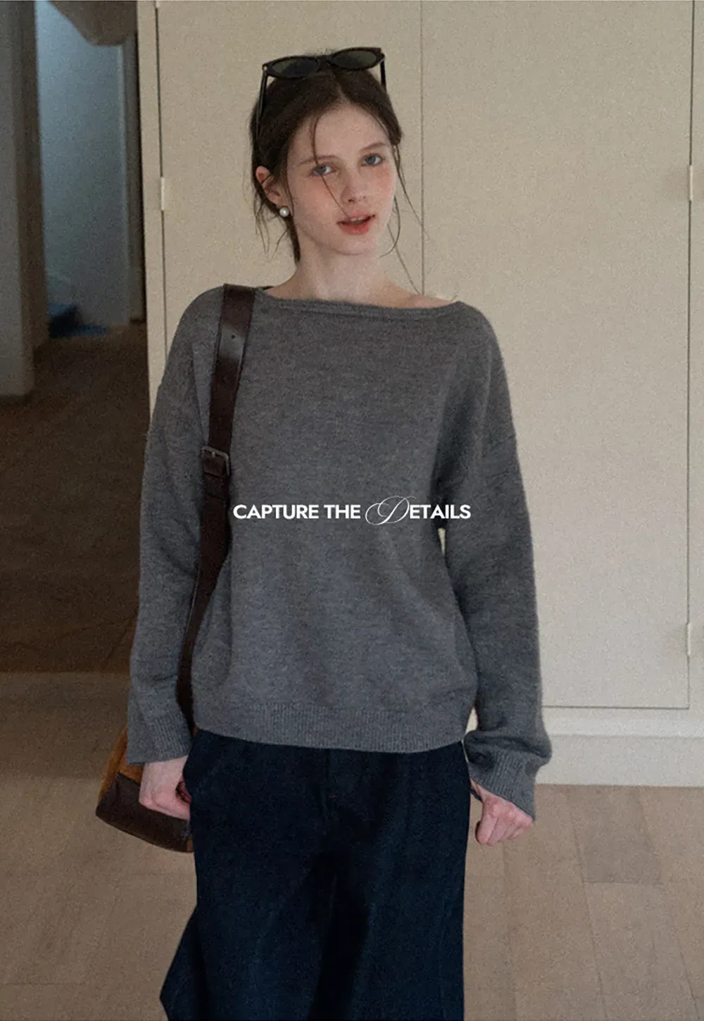 Dark Denim Wide-Leg Pants