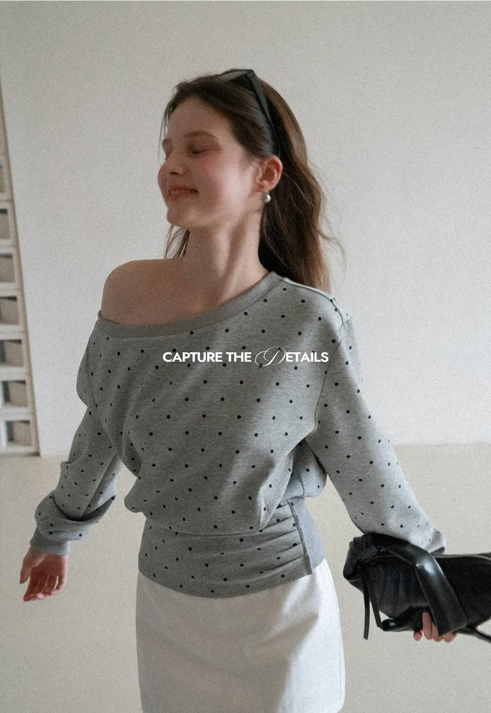 asymmetric sleeve casual sweater top