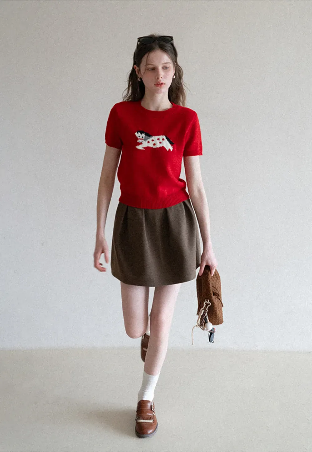 Stylish Knit Cardigan with Embroidered Design