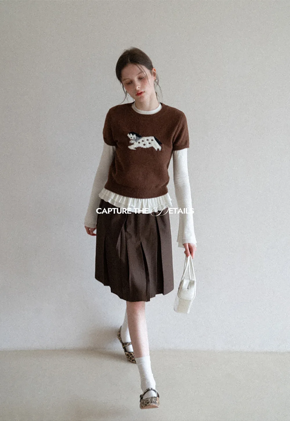 Stylish Knit Cardigan with Embroidered Design