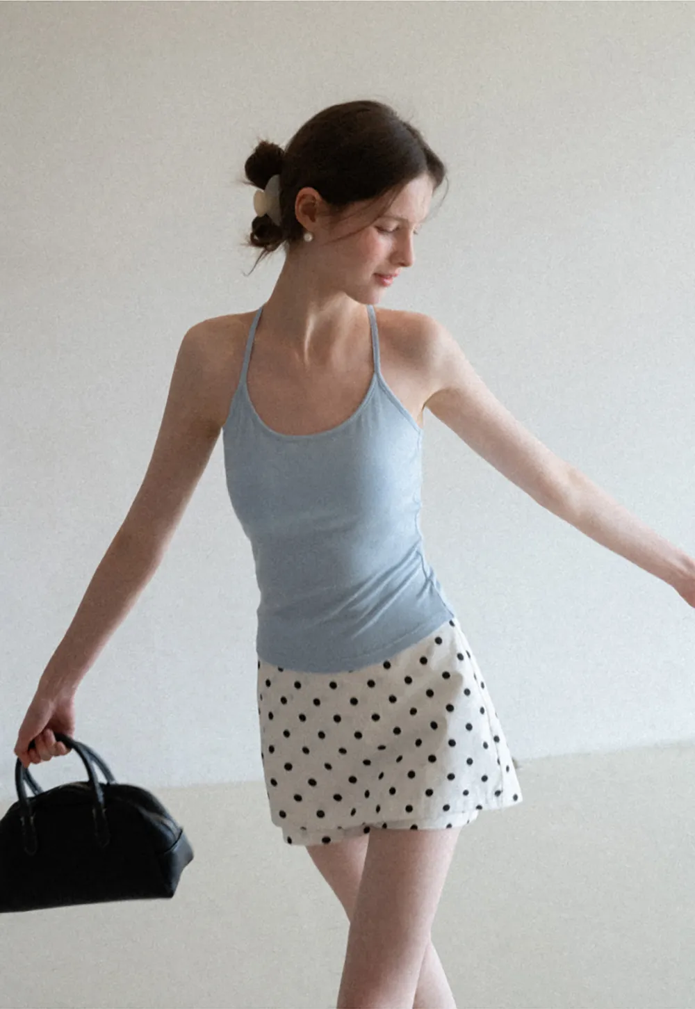 Slim Fit Tank Top with Thin Straps