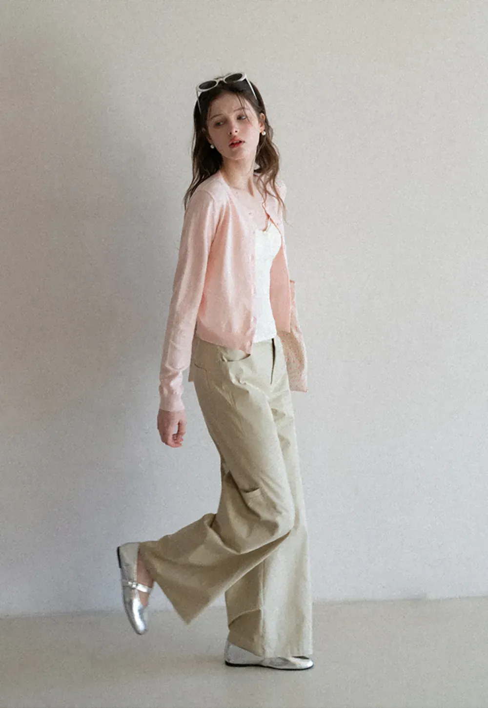 Lace Trimmed Corset Style Tank Top