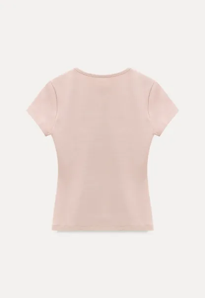 Slim Fit Short Sleeve Crew Neck T Shirt