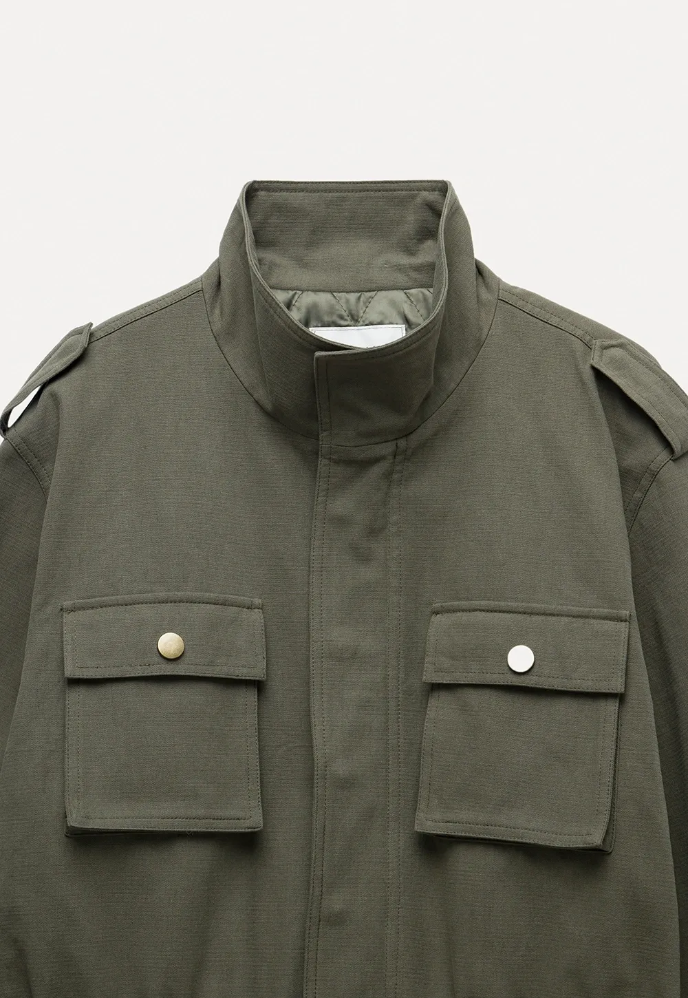 Womens Oversized Utility Pocket Jacket