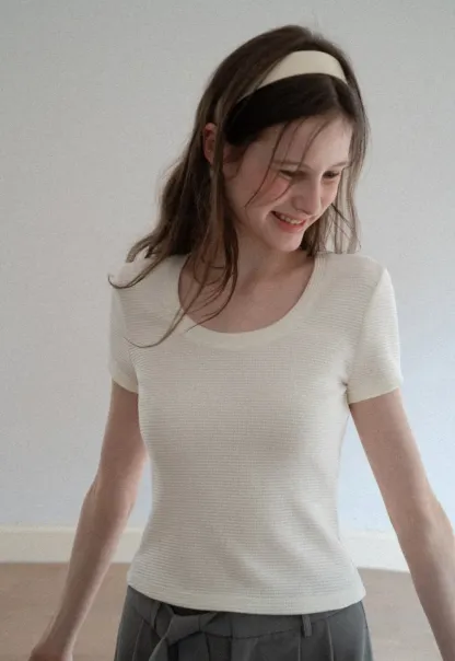 Short Sleeve V Neck T Shirt