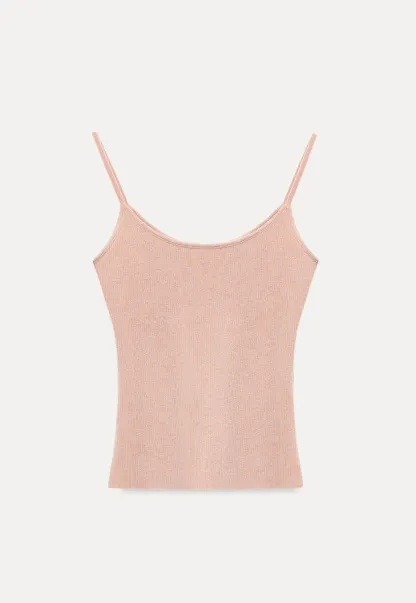 Woolen knit sweater and tank top