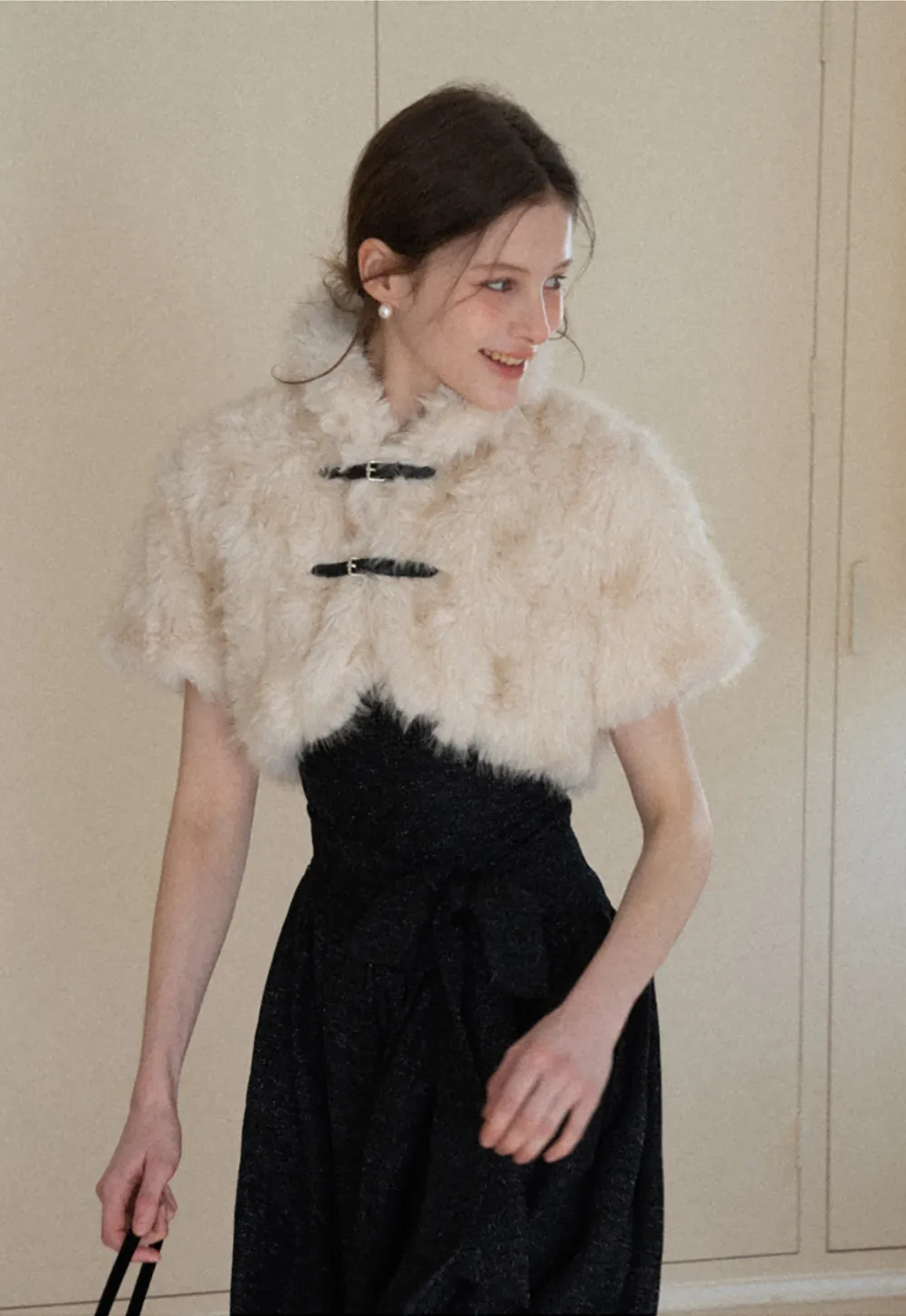 Furry Short Jacket for Warmth and Style