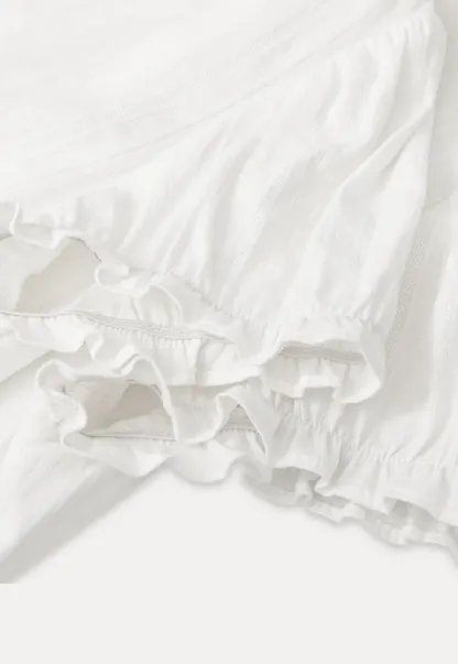 Short Sleeve Shirt with Collar and Button Front