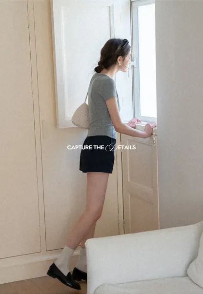 Short Sleeve Crew Neck T Shirt